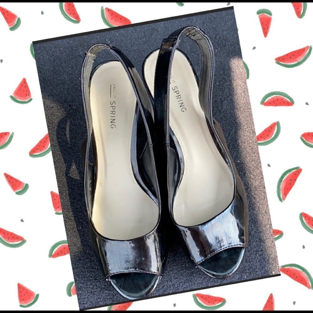🎁CALL IT SPRING SIZE 7.5 Black EXCELLENT CONDITION
